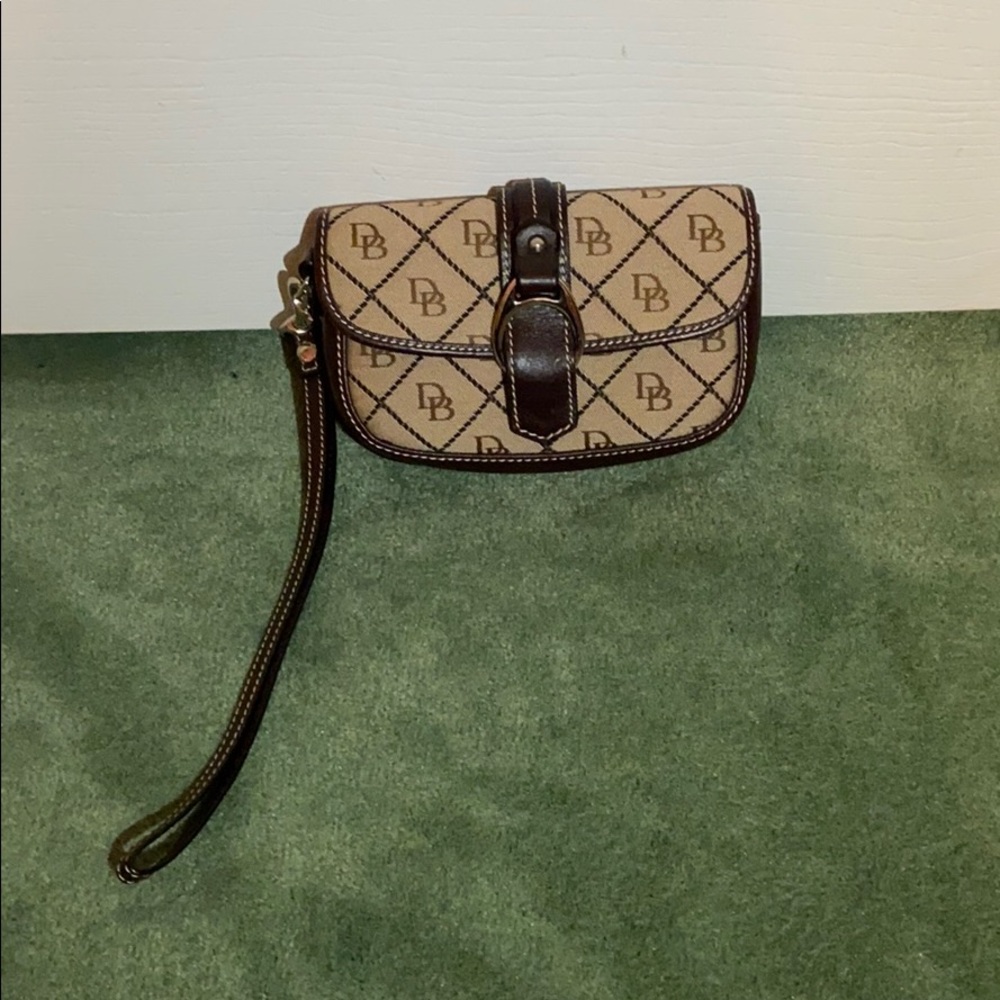 Brown Dooney & Bourke Wristlet
